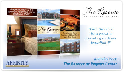 The Reserve at Regents Center Postcard Testimonial