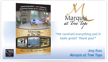 Marquis at Tree Tops Postcard Testimonial