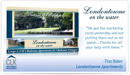 Londontowne on the Water Apartments Postcard Testimonial