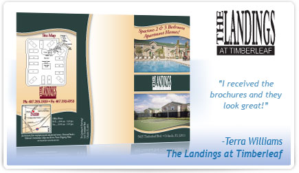 The Landings at Timberleaf Brochure Testimonial